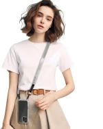 Tech-Protect C6S 2in1 Ιμάντας - Κορδόνι Crossbody Crayon Grey