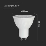 V-TAC Σποτ LED GU10 6W 110° Διάφανο 6500K – SKU 211941