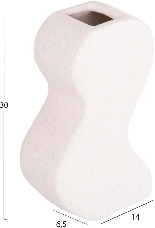 ΕΠΙΤΡΑΠΕΖΙΟ ΚΕΡΑΜΙΚΟ ΔΙΑΚΟΣΜΗΤΙΚΟ ΣΕΙΡΑ GLAΖΕ  ΚΡΥΣΤΑΛΛ.ΕΚΡΟΥ 13,5x6x21,5Υεκ