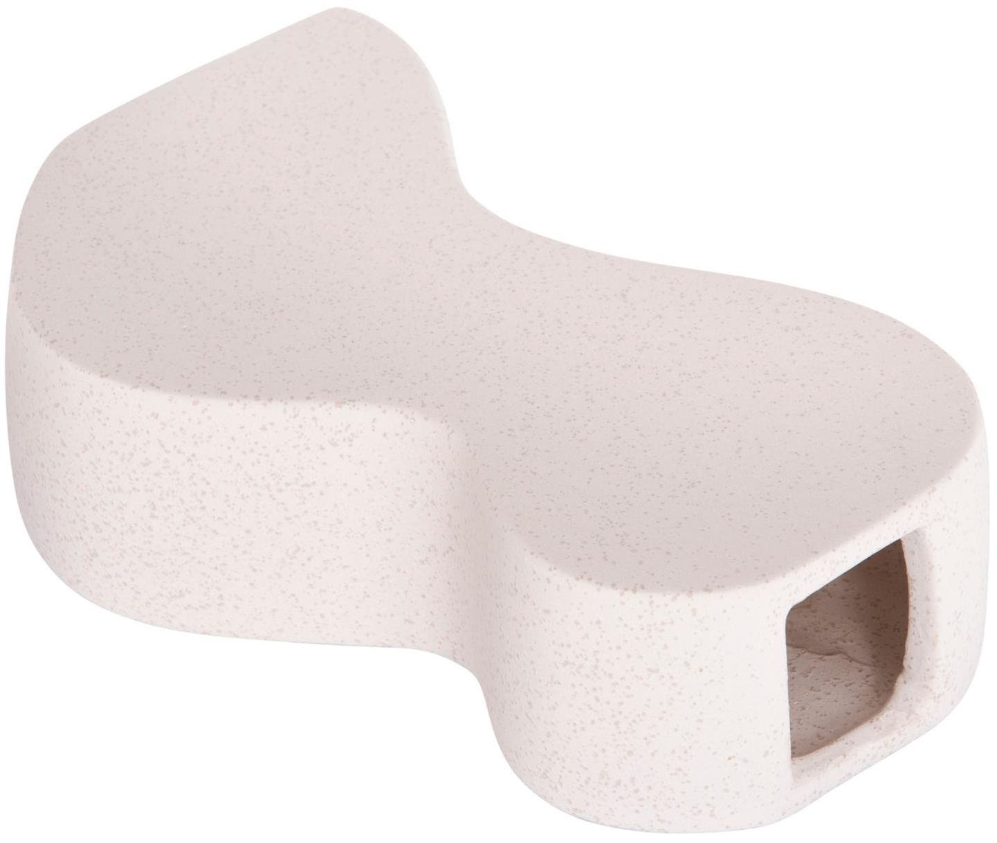 ΕΠΙΤΡΑΠΕΖΙΟ ΚΕΡΑΜΙΚΟ ΔΙΑΚΟΣΜΗΤΙΚΟ ΣΕΙΡΑ GLAΖΕ  ΚΡΥΣΤΑΛΛ.ΕΚΡΟΥ 13,5x6x21,5Υεκ