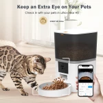 BRUNO smart ταΐστρα κατοικίδιων BRN-0237 με κάμερα 2MP  6L  WiFi  λευκή