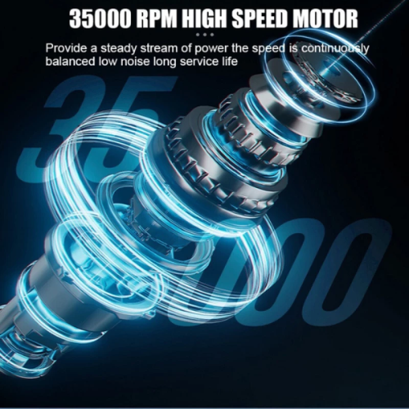 BQ-758 Μπλε Τροχός Νυχιών Ρεύματος 35000RPM 50W