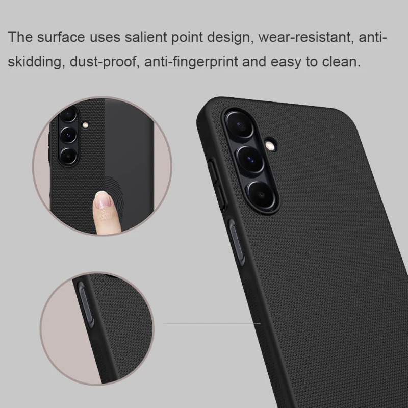 NILLKIN θήκη Super Frosted Shield για Samsung Galaxy A16 4G/5G  μαύρη