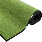 vidaXL Πλενόμενο Πατάκι Πόρτας Πράσινο 120x250 εκ.
