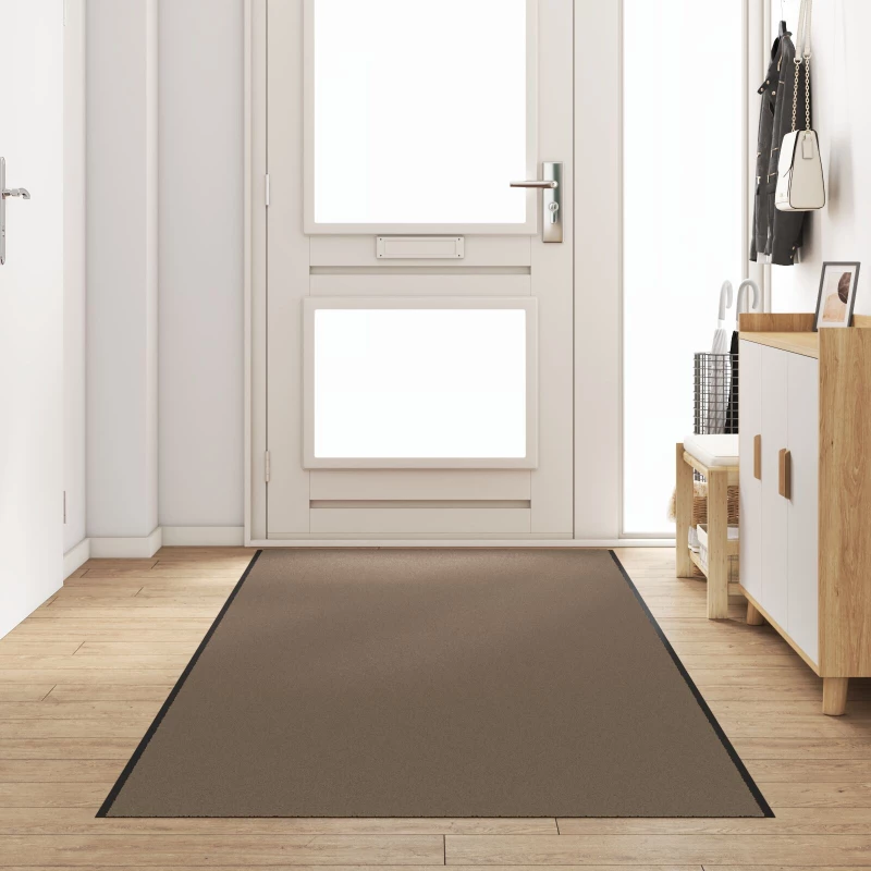 vidaXL Πατάκι πόρτας Ορθογώνιο Μπεζ 120x400 εκ