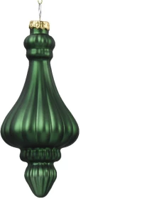 ΓΥΑΛΙΝΟ ΣΤΟΛΙΔΙ 6 x 13 CM ΜΑΤ ΠΡΑΣΙΝΟ   Beauty Home