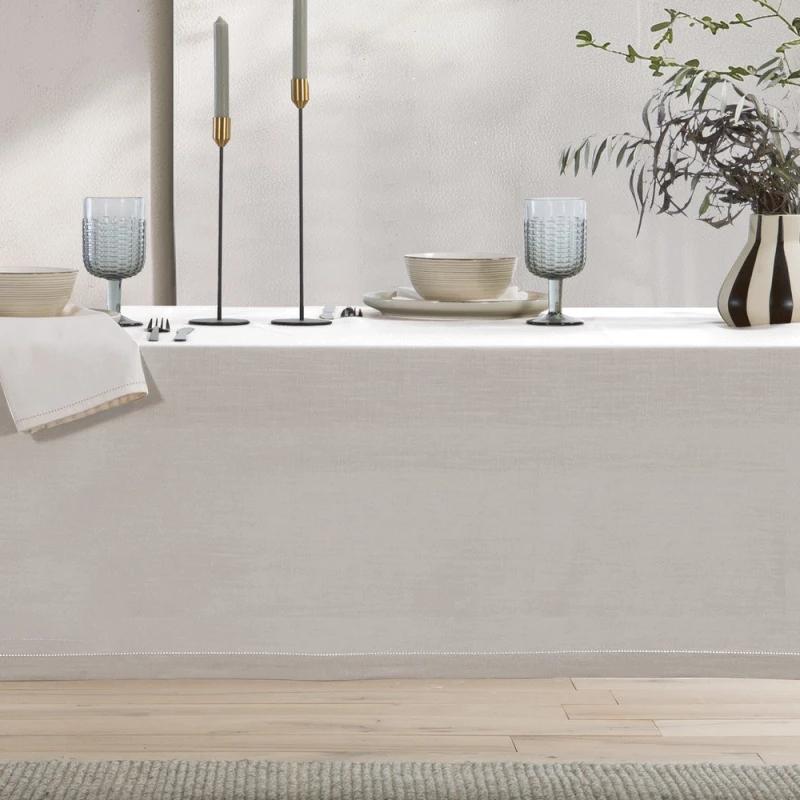 Τραπεζομάντηλο Steady Ecru Nef-Nef Homeware 150Χ180 100% Βαμβάκι