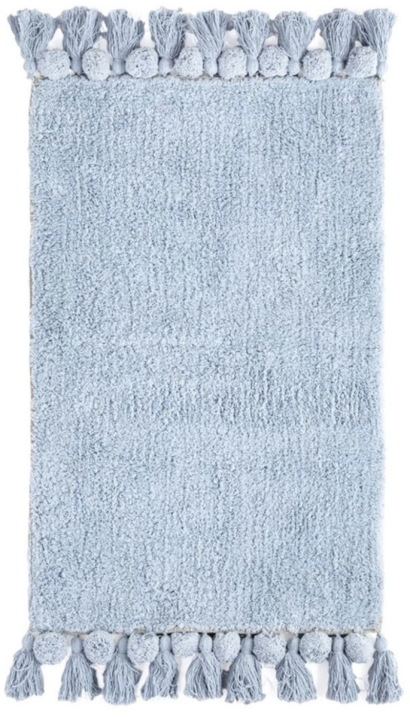 Πατάκι Μπάνιου Fresh Luxury Soft Blue Nima 50X80cm 100% Βαμβάκι