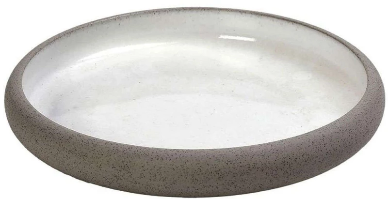 Πιάτο Ρηχό Sandy GMT417K1 24,1x24,1x4cm White-Sand Espiel Πηλός