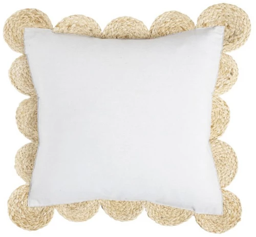 Μαξιλάρι Διακοσμητικό (Με Γέμιση) Sage White Nima 45X45 Βαμβάκι,Jute