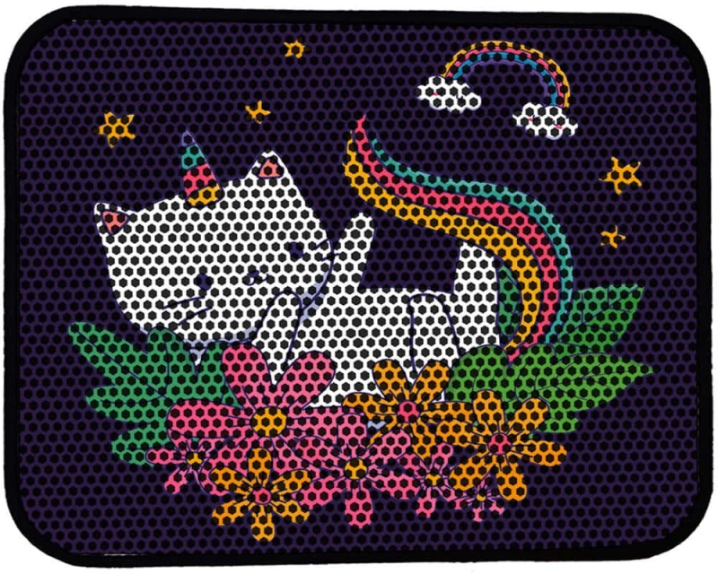Χαλάκι Συλλογής Άμμου Γάτας 686GRV1413 45x60cm Multi Petpetite