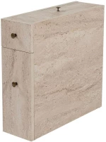 Ντουλάπι Μπάνιου Calencia 854KLN3917 20x60x55cm Marble Effect Beige Μοριοσανίδα, Μελαμίνη