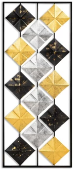 Διακοσμητικό Τοίχου Tesoro 891TNL1812 38x95cm Multi Wallity Μέταλλο