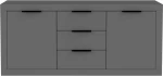 Μπουφές Doha ανθρακί 180x45x80,5 εκ. 180x45x80.5 εκ.