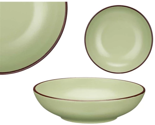 Πιάτο βαθύ κεραμικό  OLIVE GREEN  20x5cm