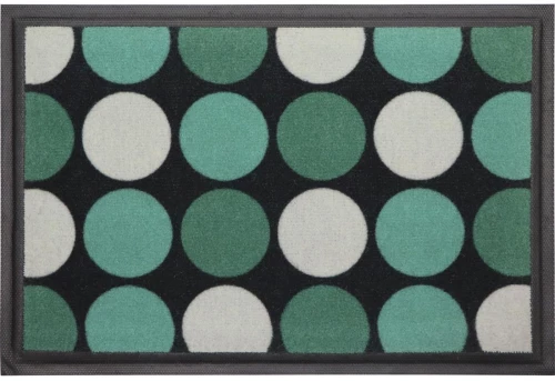 Ποδόμακτρο TURQUOISE κύκλοι 40x60cm