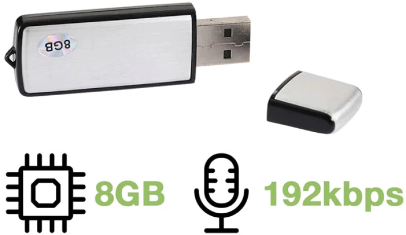 Κοριός Παρακολούθησης USB Stick 8 GB Verk Group 5907451334492