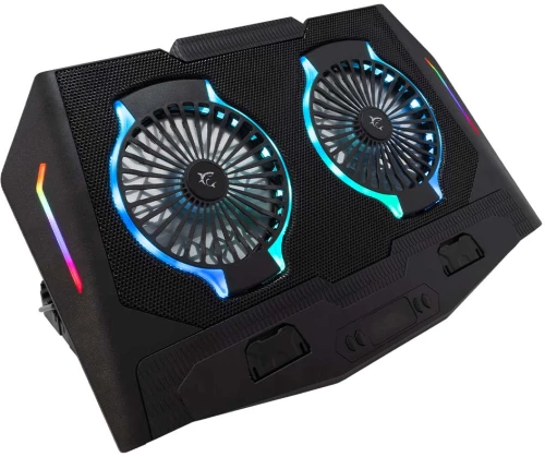 WHITE SHARK COOLING PAD GCP-10 2 FANS RGB