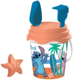 Κουβαδάκι με Αξεσουάρ Stitch σετ 5 Τεμ. ø17cm Mondo 28757