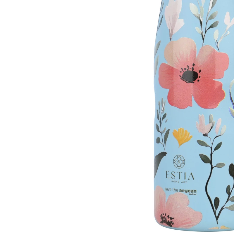 ΘΕΡΜΟΣ TRAVEL FLASK SAVE THE AEGEAN 500ml SKY GARDEN 01-31541