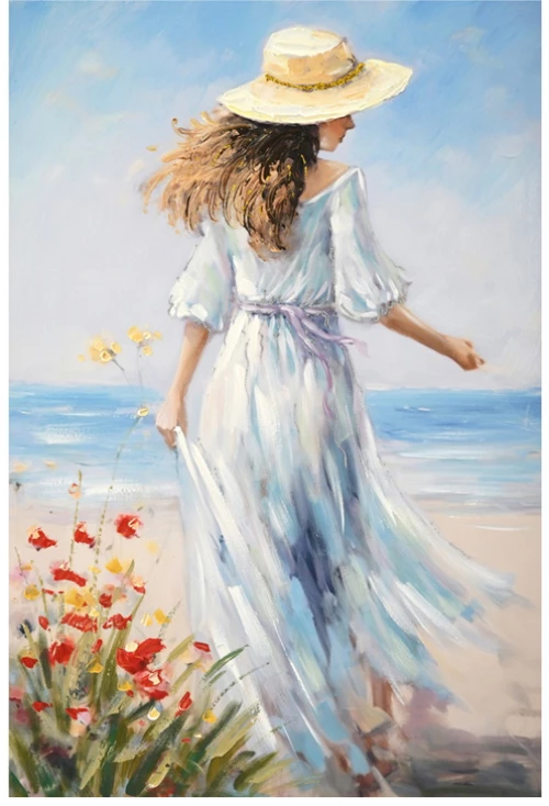 Πίνακας σε καμβά Avra Ι Inart 60x3x90εκ