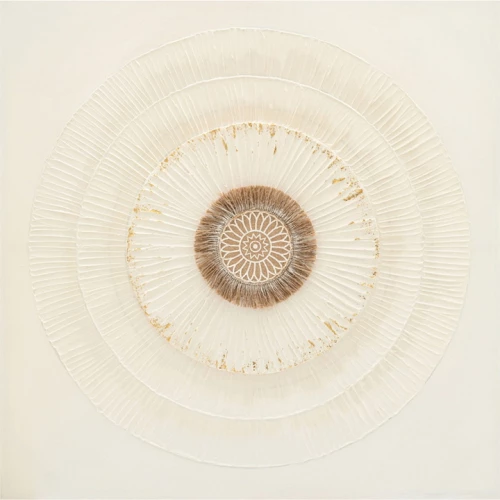 Πίνακας σε καμβά Circled Inart 80x3x80εκ