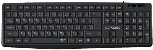 ALCATROZ SILENT USB WIRED KEYBOARD KB1500 BLACK
