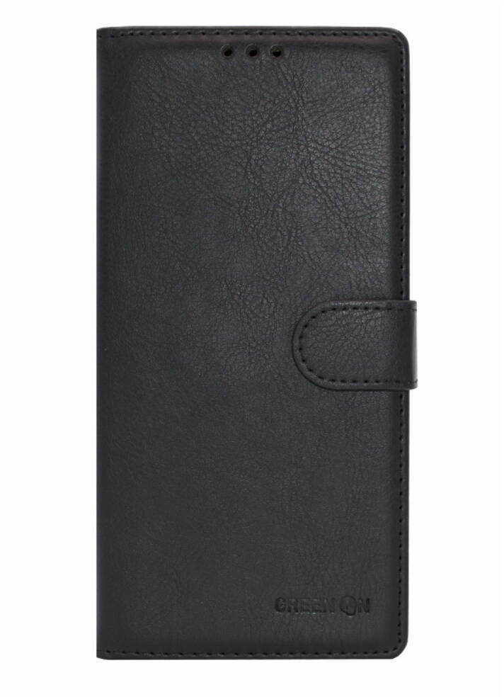 Θήκη GREEN ON Book Style με Λουράκι για iPhone XR - Μαύρο