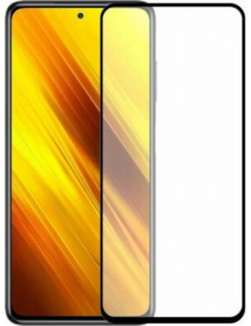 Tempered Glass FULL GLUE για Xiaomi Redmi Note 14 4G / 5G - Μαύρο Πλαίσιο