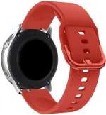 Universal Λουράκι TPU Σιλικόνης για Ρολόι Smartwatch 20mm - Κόκκινο