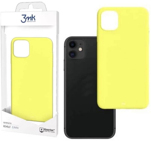 Θήκη TPU Σιλικόνης 3mK για iPhone 11 - Κίτρινο