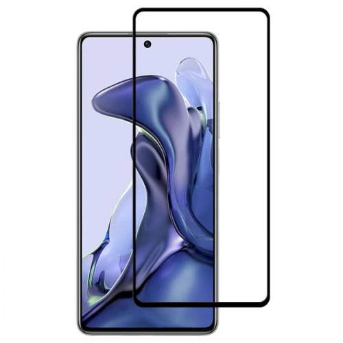 Tempered Glass FULL GLUE για Xiaomi Mi 11T / Mi 11T Pro - Μαύρο Πλαίσιο