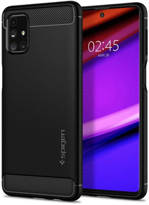 Θήκη Armor Rugged SPIGEN για Samsung Galaxy M31s - Μαύρο Ματ