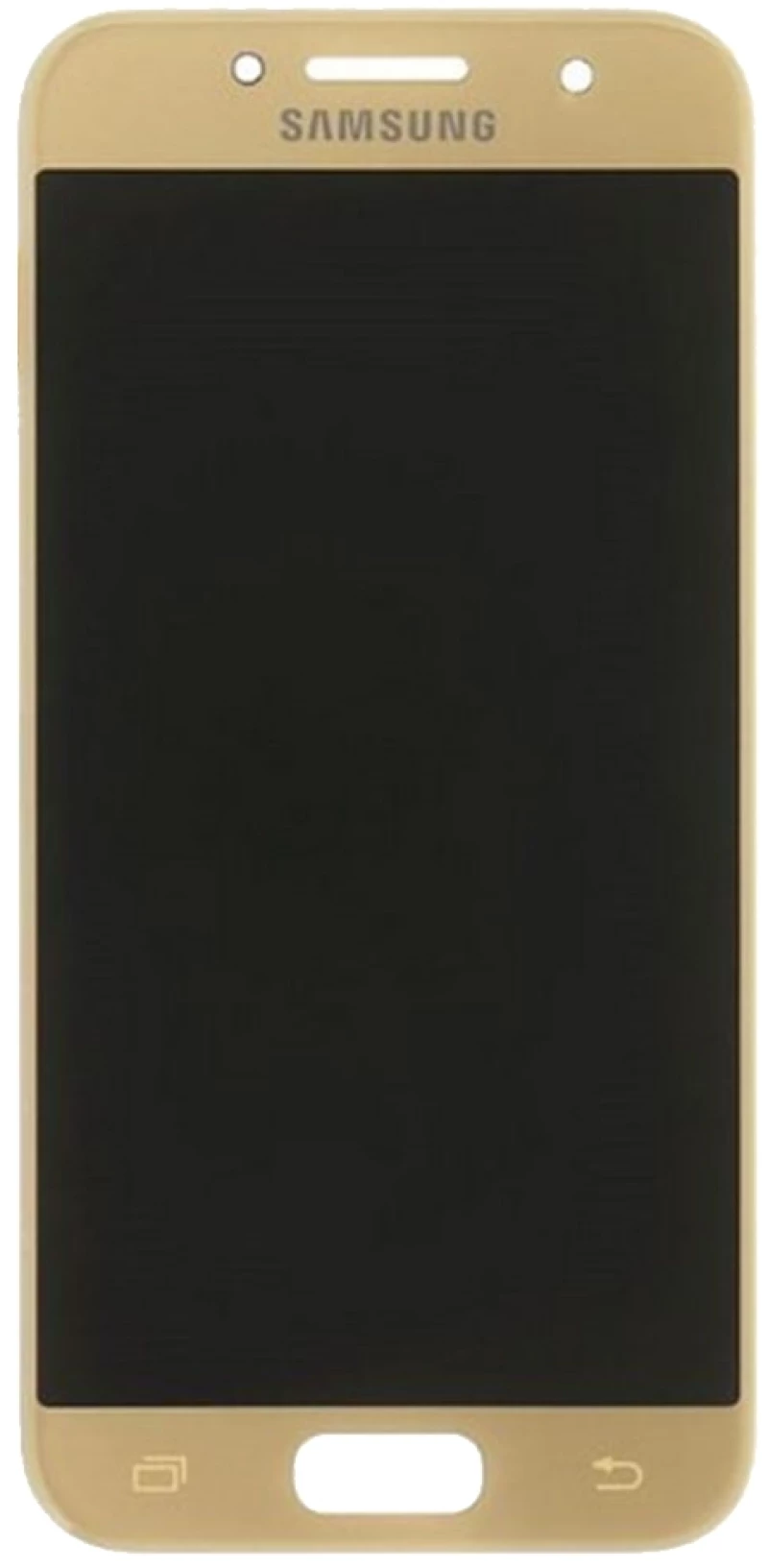 Original Samsung Οθόνη LCD με Μηχανισμό Αφής για Galaxy A3 2017 - Χρυσή
