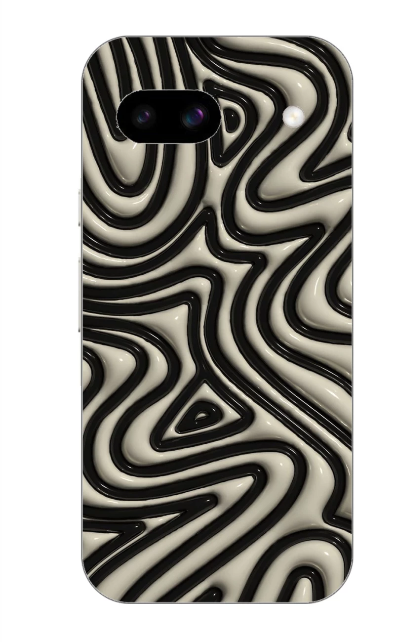 Black Lines Case θήκη για Google Pixel 8A 5G
