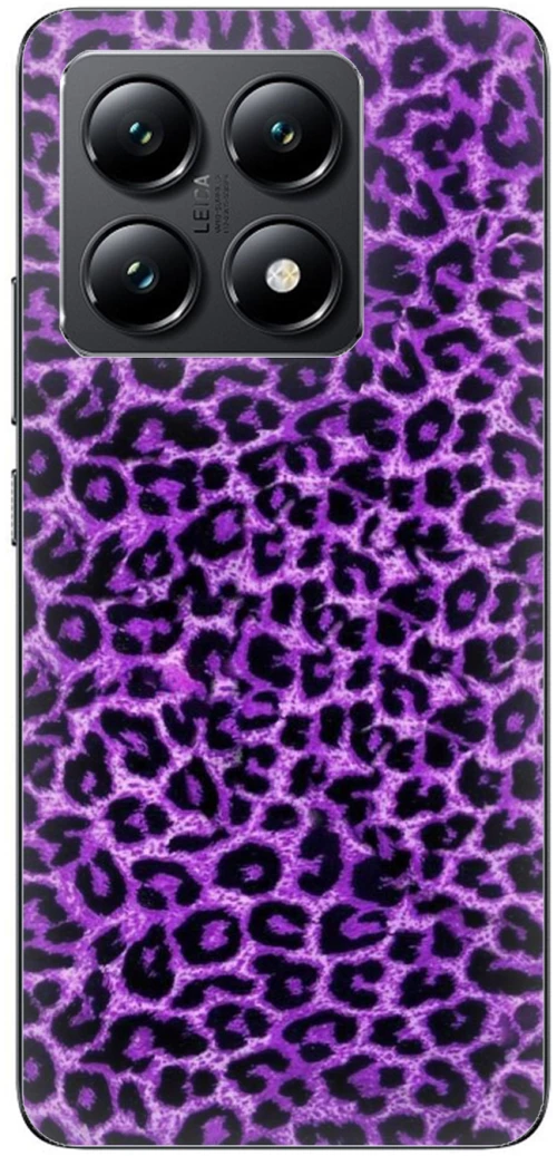 Animal Print Leopard Purple Θήκη για Xiaomi 14T 5G