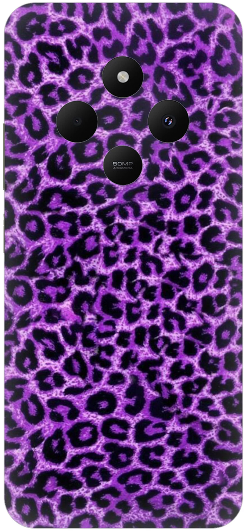 Animal Print Leopard Purple θήκη για Xiaomi Redmi 14C 4G