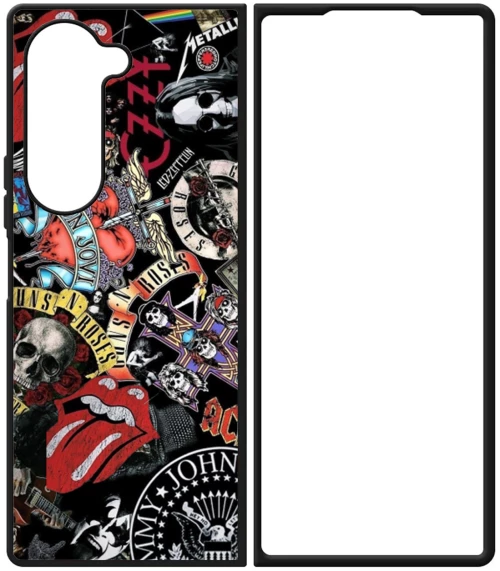 Rock Bands Θήκη για Samsung Galaxy Z Fold 5