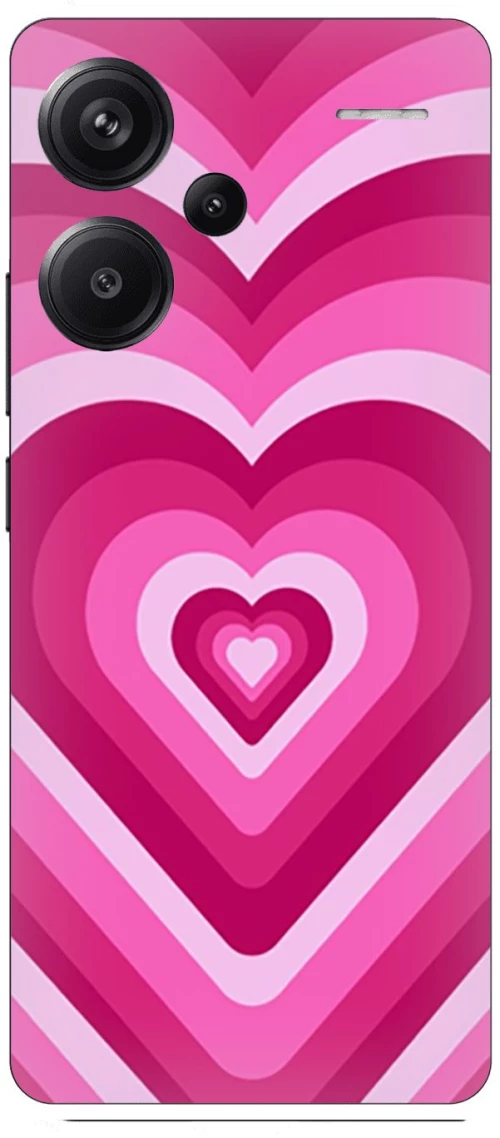 Pink Hearts Θήκη για Xiaomi Redmi Note 13 Pro Plus 5G