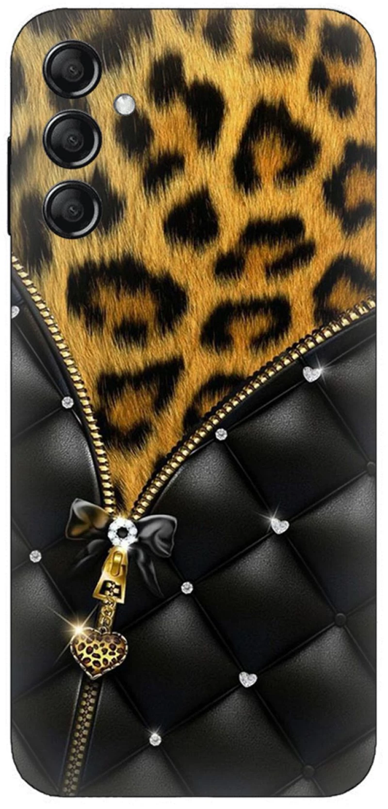 Animal Print Lady Cheetah Silicone Case θήκη για Samsung Galaxy M34 5G