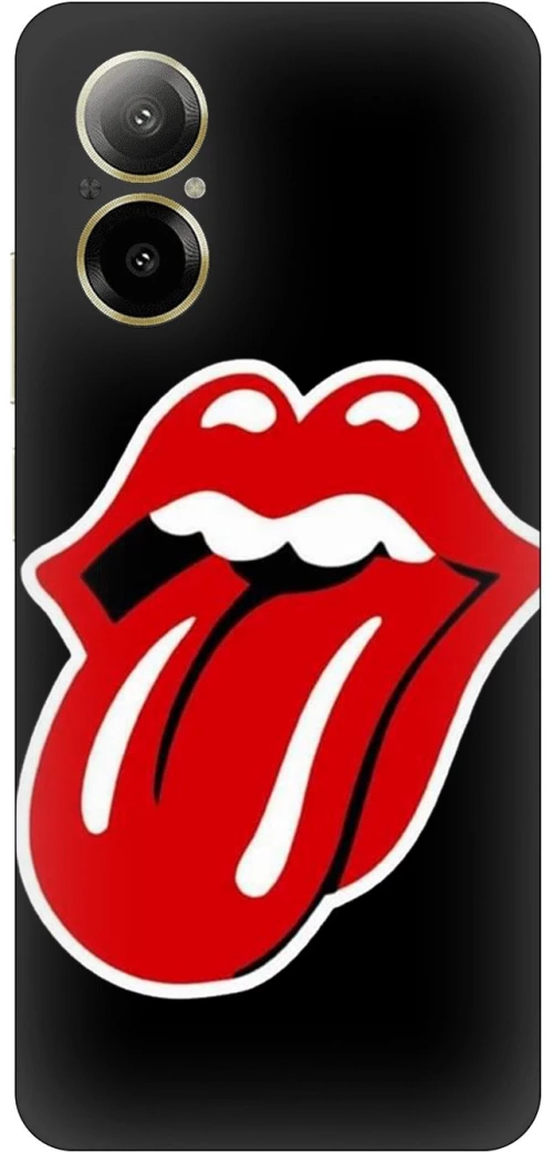 Red Tongue Silicone Case θήκη για Realme C67