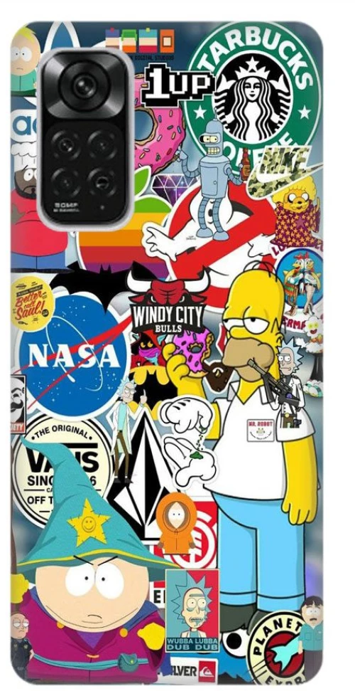 Brands Stickers Θήκη για Xiaomi Redmi 11 Pro / Note 11 Pro 5G