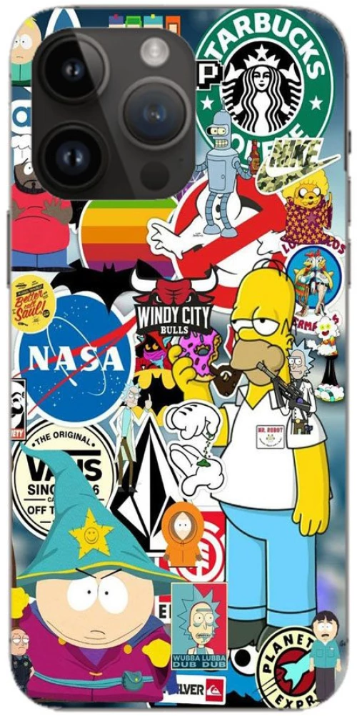 Brands Stickers Θήκη για iPhone 14 Pro Max