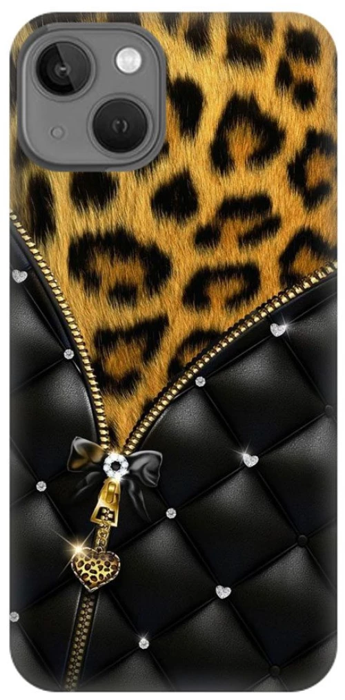 Lady Cheetah Silicone Case Θήκη για Iphone 13