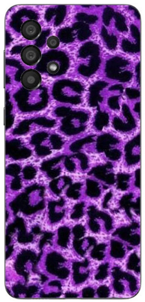 Purple Leopard Silicone case Θήκη για Samsung Galaxy A53 5G