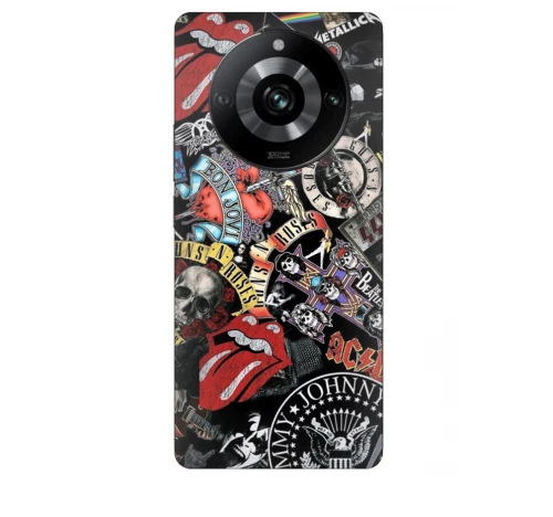 Rock Bands Custom Glossy Silicone Case θήκη για Realme 11 Pro 5G/11 Pro Plus 5G