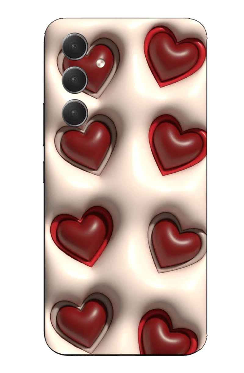 Chocolate Hearts Silicone Case θήκη για Samsung Galaxy S24