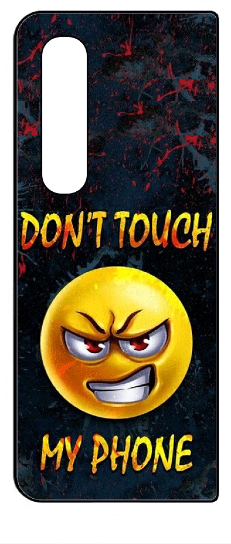 PREMIUM PROTECTIVE HARD CASE Dont Touch My Phone Emoji θήκη για SAMSUNG GALAXY Z FOLD 4