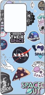 SPACE Silicone Case θήκη για Xiaomi Note 13 Pro 4G