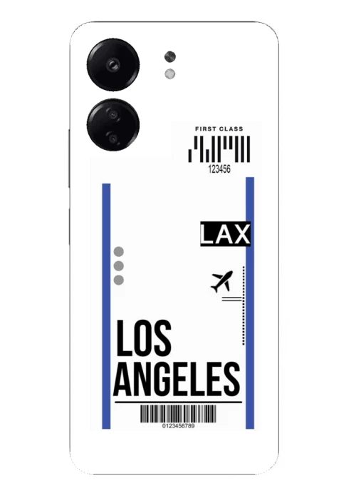 Travel To Los Angeles Silicone Διαφανη θήκη για Xiaomi Poco C65